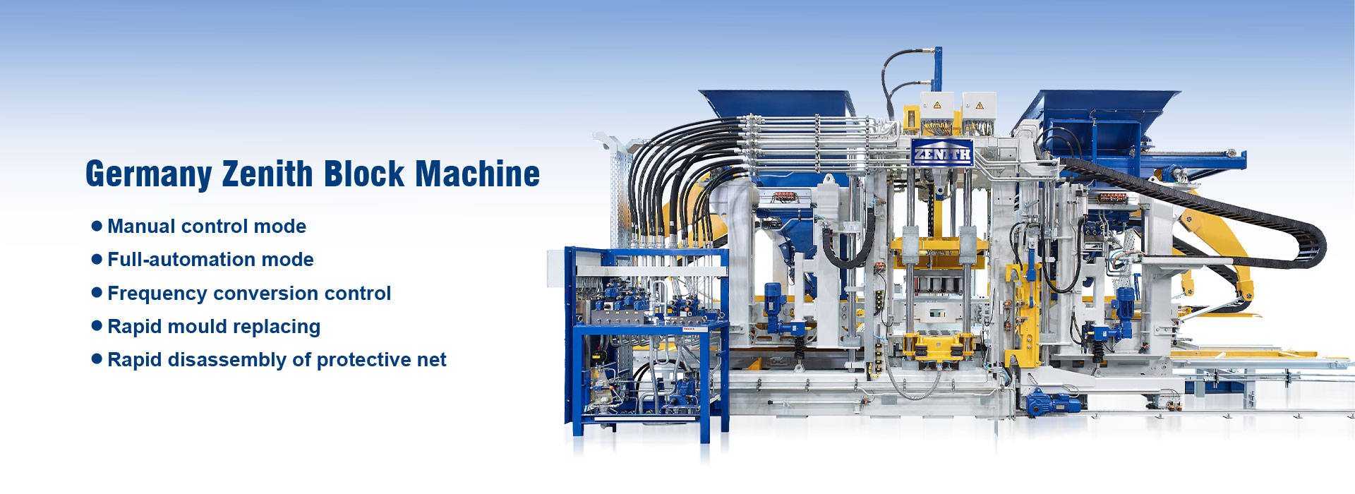 Германия Zenith Block Machine Производител