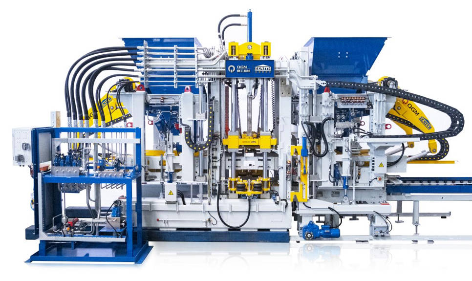 Усъвършенствана тухлена машина за бетонни блокове с висока производителност